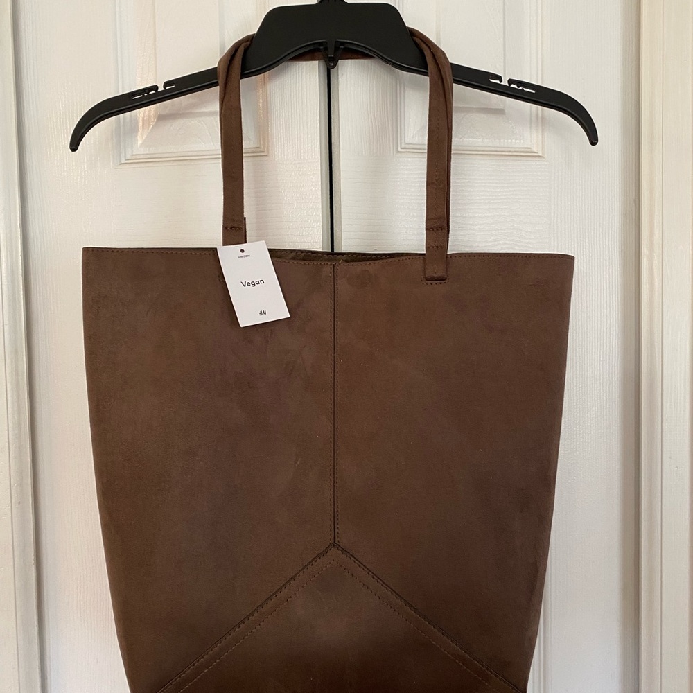 H&M Vegan Chocolate Brown Tote